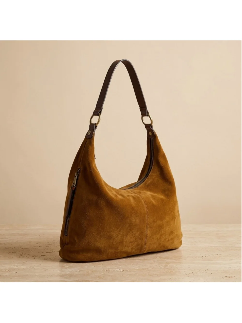 Patricia Nash Esther Hobo - Suede Leather Caramel